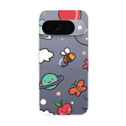 Google Pixel 10 cute little ones Transparent Silicone TPU Θήκη