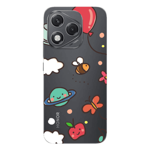 Honor 400 Lite cute little ones Transparent Silicone TPU Θήκη