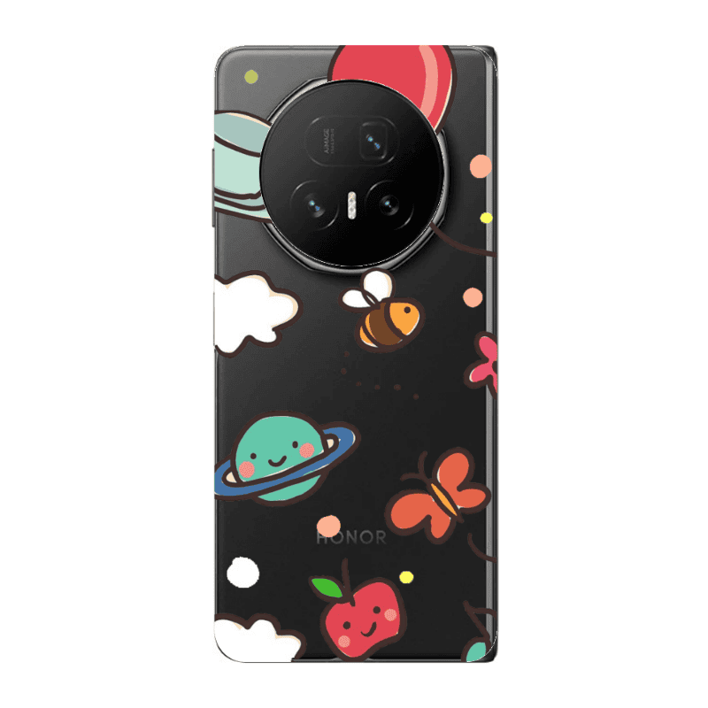 Honor Magic V5 cute little ones Transparent Silicone TPU Θήκη