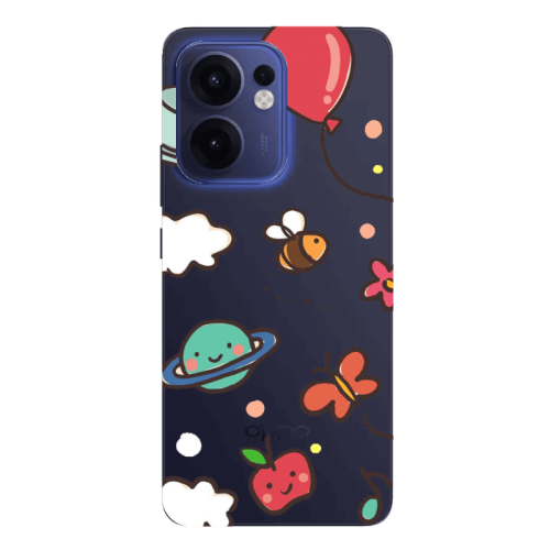 Oppo Reno13 FS cute little ones Transparent Silicone TPU Θήκη