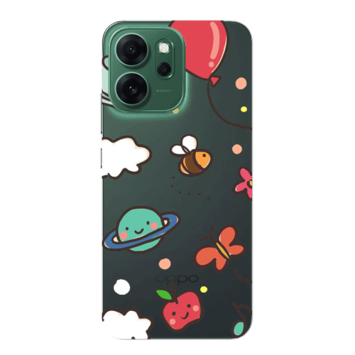 Oppo 14 F cute little ones Transparent Silicone TPU Θήκη