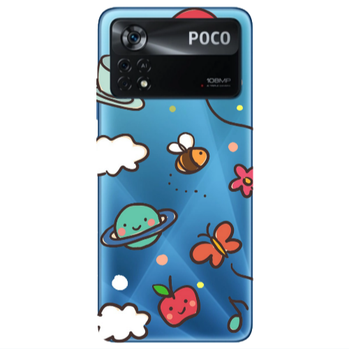 Xiaomi Poco X4 Pro cute little ones Transparent Silicone TPU Θήκη