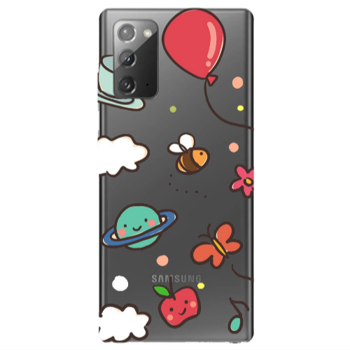 Samsung Note 20 cute little ones Transparent Silicone TPU Θήκη