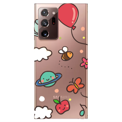 Samsung Note 20 Ultra cute little ones Transparent Silicone TPU Θήκη