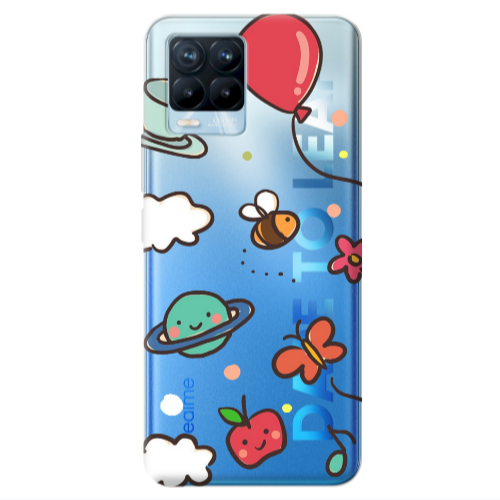 Realme 8 Pro cute little ones Transparent Silicone TPU Θήκη