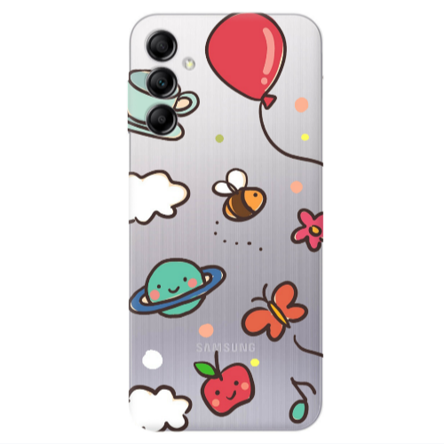 Samsung A24 cute little ones Transparent Silicone TPU Θήκη