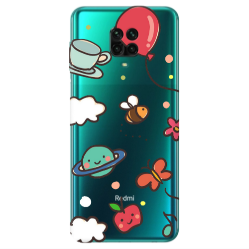 Xiaomi Redmi Note 9S cute little ones Transparent Silicone TPU Θήκη