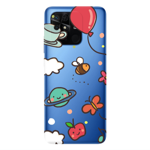 Xiaomi Poco C40 cute little ones Transparent Silicone TPU Θήκη