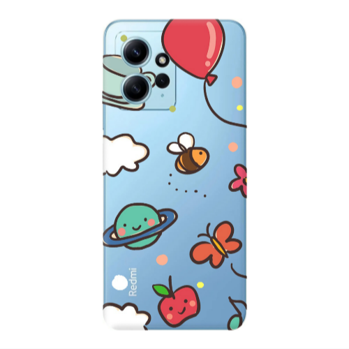 Xiaomi Redmi Note 12 4G cute little ones Transparent Silicone TPU Θήκη