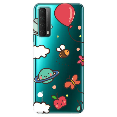 Huawei P Smart 2021 cute little ones Transparent Silicone TPU Θήκη