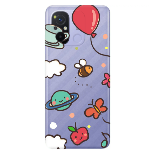 Xiaomi Redmi 12C cute little ones Transparent Silicone TPU Θήκη