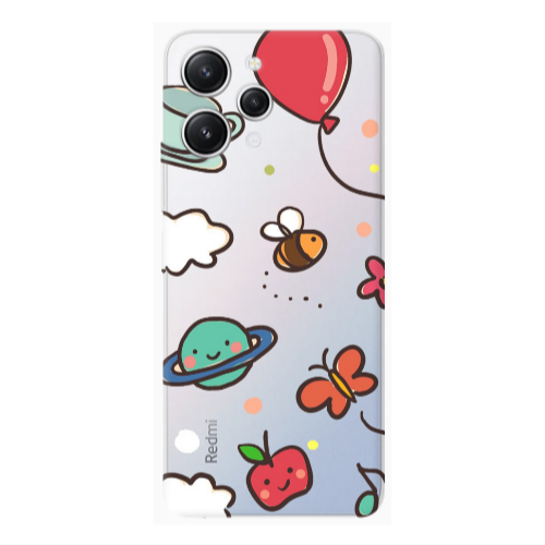 Xiaomi Redmi 12 cute little ones Transparent Silicone TPU Θήκη