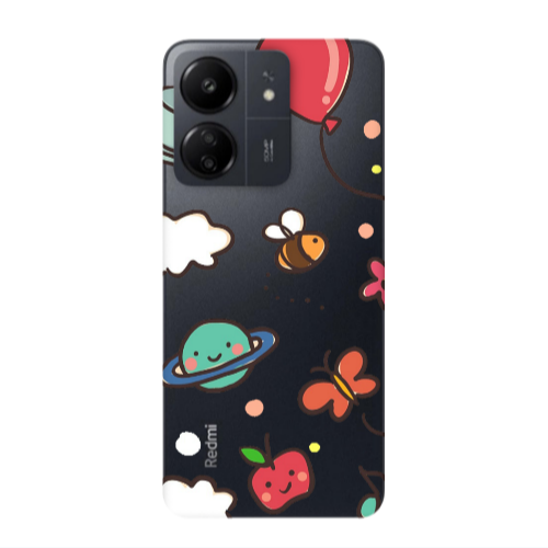 Xiaomi Redmi 13C cute little ones Transparent Silicone TPU Θήκη