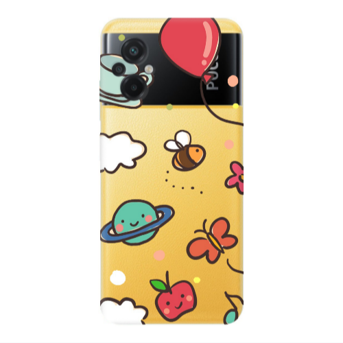 Xiaomi Poco M5 cute little ones Transparent Silicone TPU Θήκη