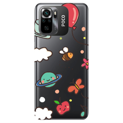 Xiaomi Poco M5 s cute little ones Transparent Silicone TPU Θήκη