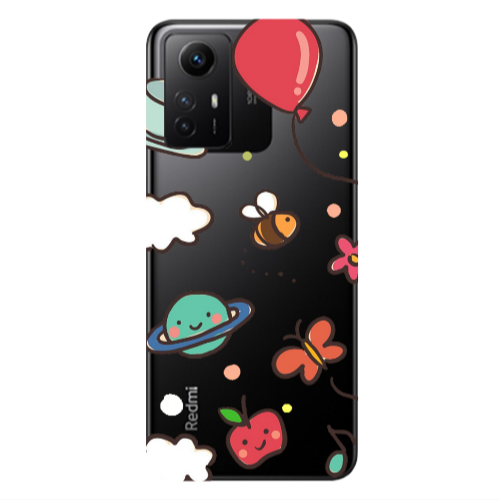 Xiaomi Redmi Note 12s cute little ones Transparent Silicone TPU Θήκη