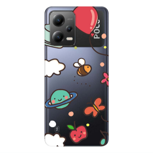 Xiaomi Poco X5 cute little ones Transparent Silicone TPU Θήκη