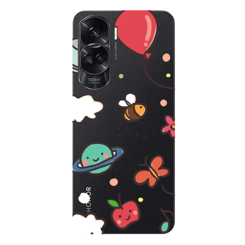 Honor 90 Lite 5G cute little ones Transparent Silicone TPU Θήκη