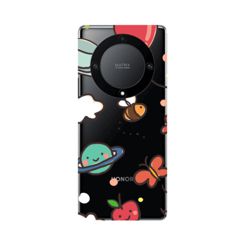 Honor Magic5 Lite 5G cute little ones Transparent Silicone TPU Θήκη