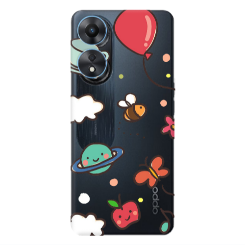 Oppo A 98 cute little ones Transparent Silicone TPU Θήκη