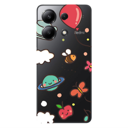 Xiaomi Redmi Note 13 4G cute little ones Transparent Silicone TPU Θήκη