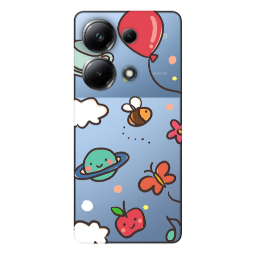 Xiaomi Poco M6 Pro 4G cute little ones Transparent Silicone TPU Θήκη