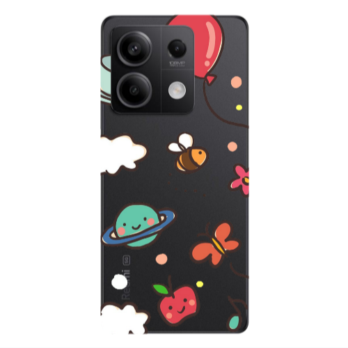 Xiaomi Redmi Note 13Pro 5G cute little ones Transparent Silicone TPU Θήκη