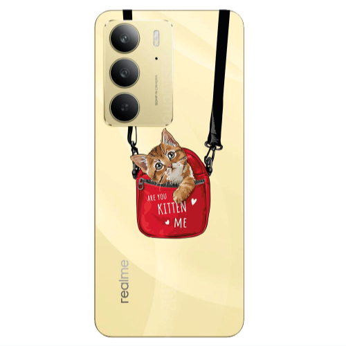 Realme C 75 Kitten Me Transparent Silicone TPU Θήκη