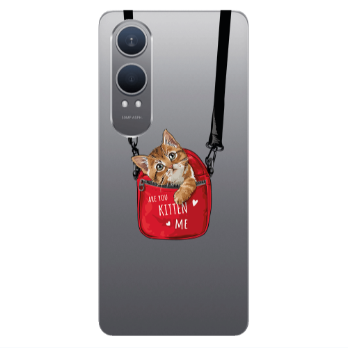 Oneplus Nord Ce 4 lite Kitten Me Transparent Silicone TPU Θήκη