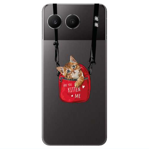 Oneplus Nord 4 Kitten Me Transparent Silicone TPU Θήκη