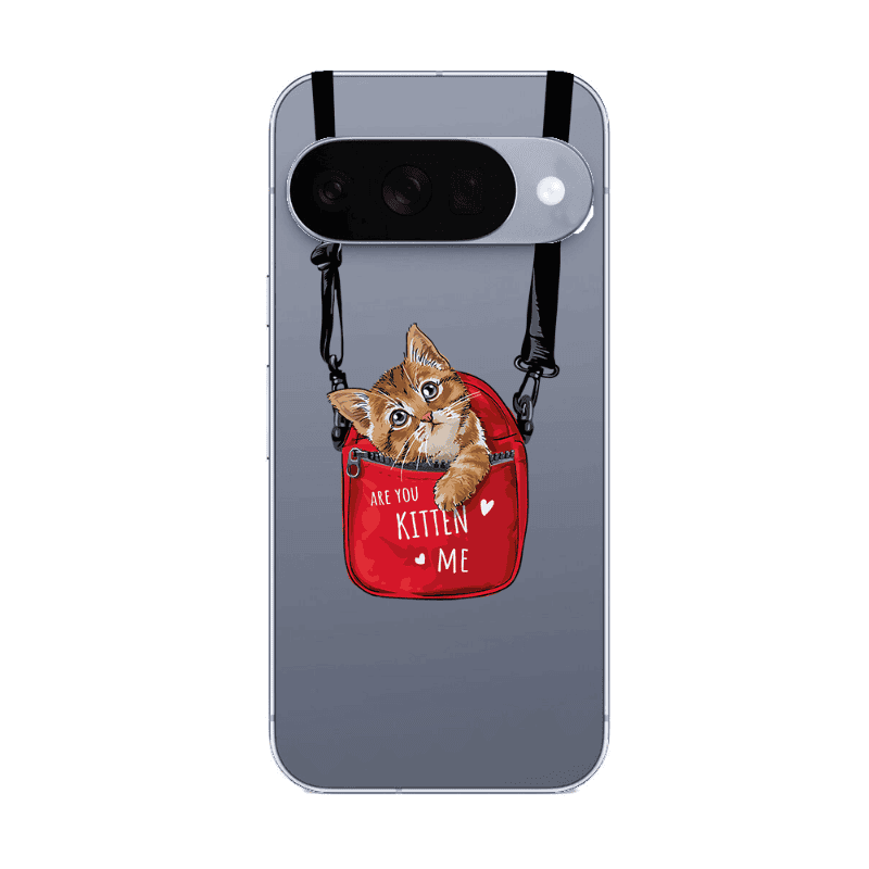 Google Pixel 10 Kitten Me Transparent Silicone TPU Θήκη