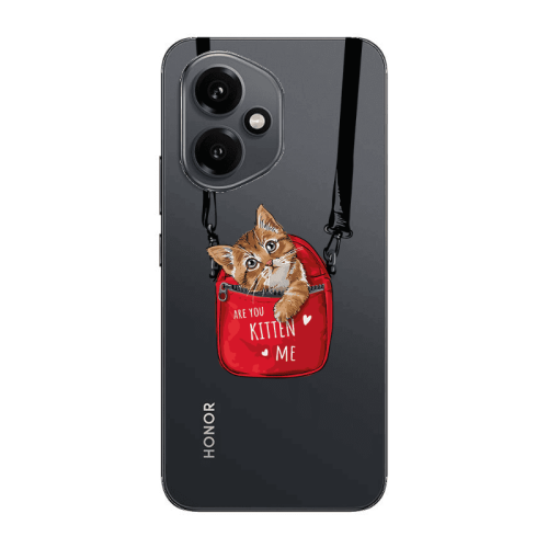 Honor Magic 400 Kitten Me Transparent Silicone TPU Θήκη
