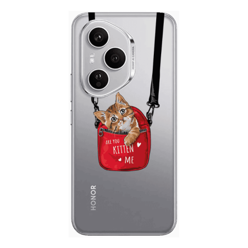 Honor Magic 400 Pro Kitten Me Transparent Silicone TPU Θήκη