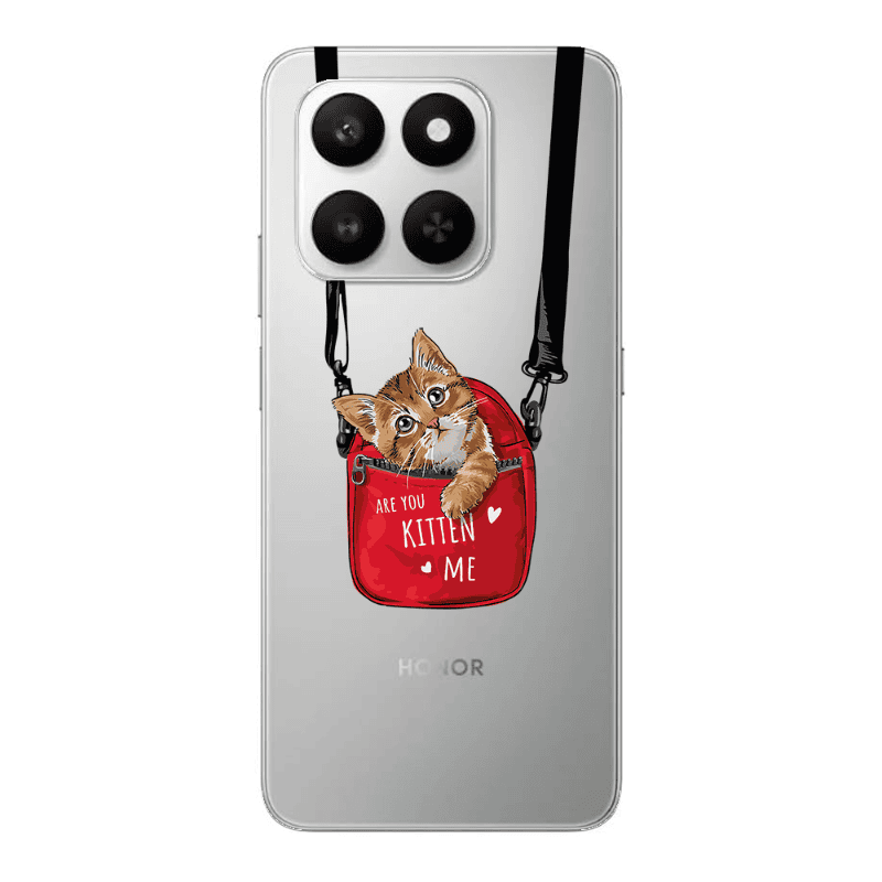 Honor Magic 400 Smart Kitten Me Transparent Silicone TPU Θήκη