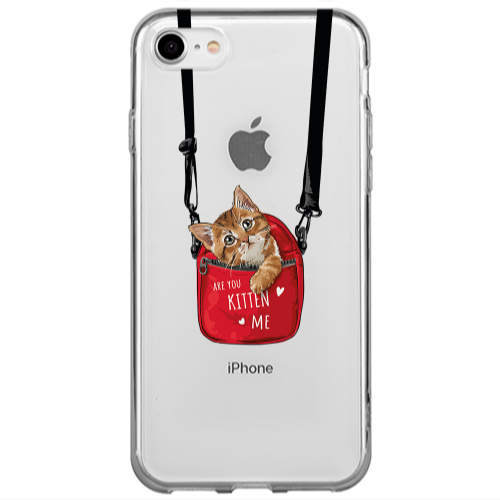 Apple iPhone SE 2020 Kitten Me Transparent Silicone TPU Θήκη