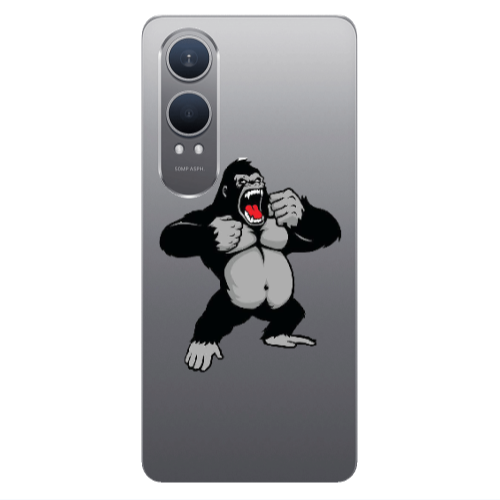 Oneplus Nord Ce 4 lite Angry Gorilla2 Transparent Silicone TPU Θήκη