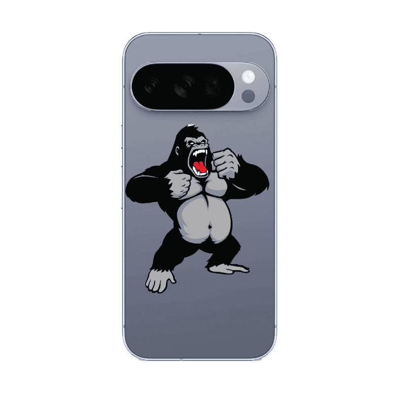 Google Pixel 10 Pro Angry Gorilla2 Transparent Silicone TPU Θήκη