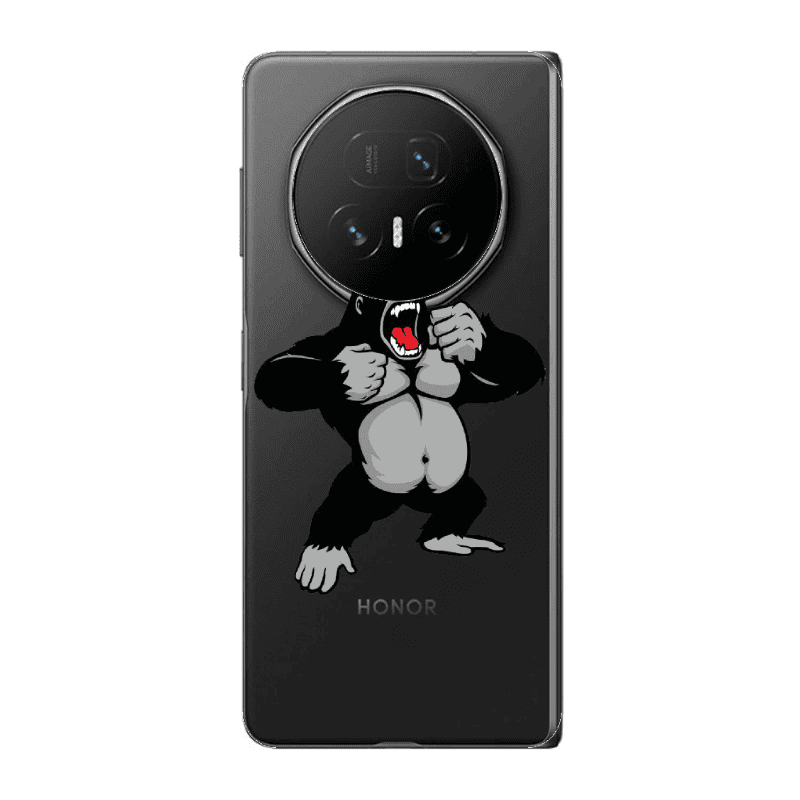 Honor Magic V5 Angry Gorilla2 Transparent Silicone TPU Θήκη