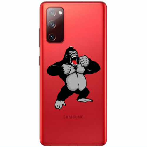 Samsung S20 FE Angry Gorilla2 Transparent Silicone TPU Θήκη