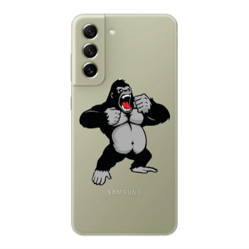 Samsung S22 Angry Gorilla2 Transparent Silicone TPU Θήκη