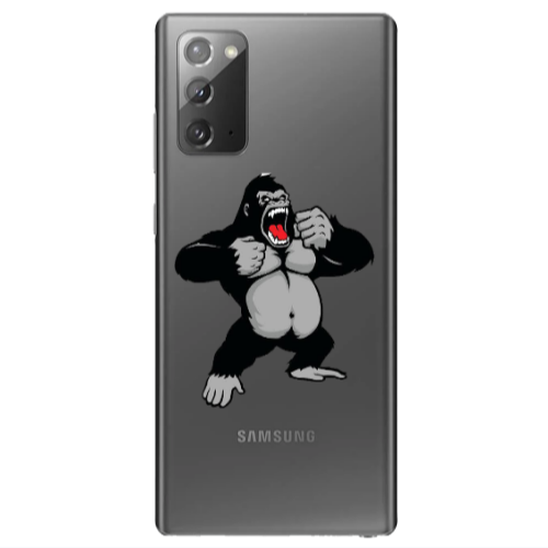 Samsung Note 20 Angry Gorilla2 Transparent Silicone TPU Θήκη