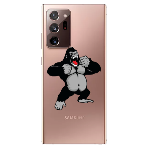 Samsung Note 20 Ultra Angry Gorilla2 Transparent Silicone TPU Θήκη