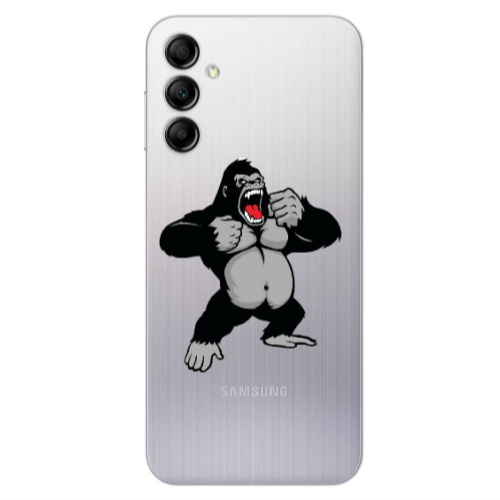 Samsung A24 Angry Gorilla2 Transparent Silicone TPU Θήκη