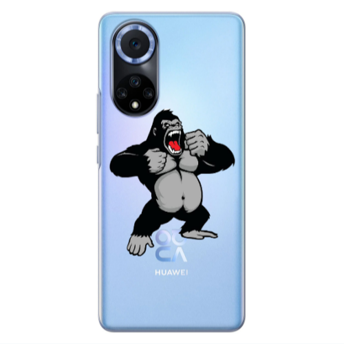 Huawei Nova 9 Angry Gorilla2 Transparent Silicone TPU Θήκη