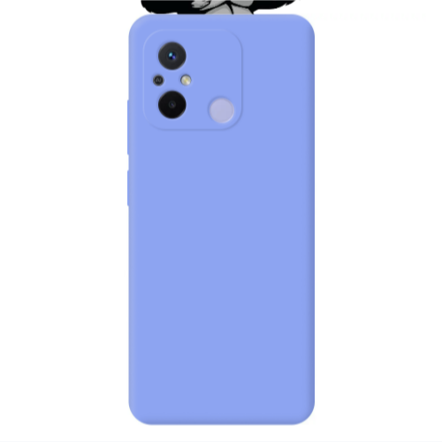 Xiaomi Redmi 12C Angry Gorilla2 Light Purple Colored Silicone TPU Θήκη