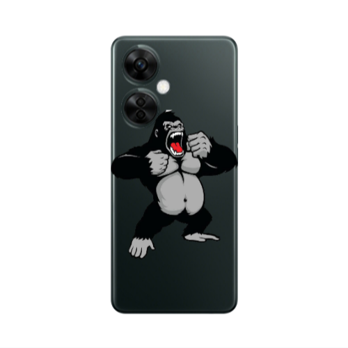 Oneplus Nord CE 3 Lite 5G Angry Gorilla2 Transparent Silicone TPU Θήκη
