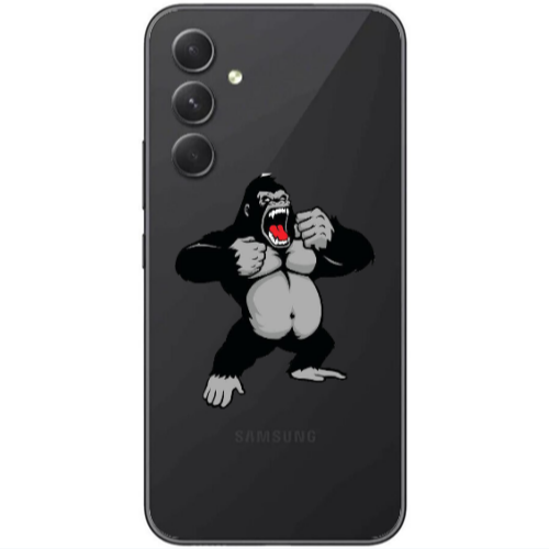 Samsung  Galaxy A05s Angry Gorilla2 Transparent Silicone TPU Θήκη