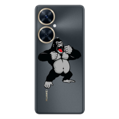 Huawei Nova 11i Angry Gorilla2 Transparent Silicone TPU Θήκη