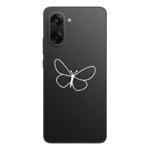 Oneplus Nord CE 5 butterfly Transparent Silicone TPU Θήκη
