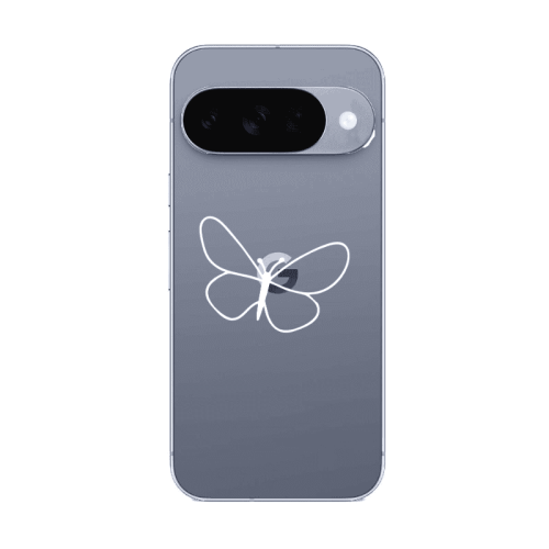Google Pixel 10 butterfly Transparent Silicone TPU Θήκη